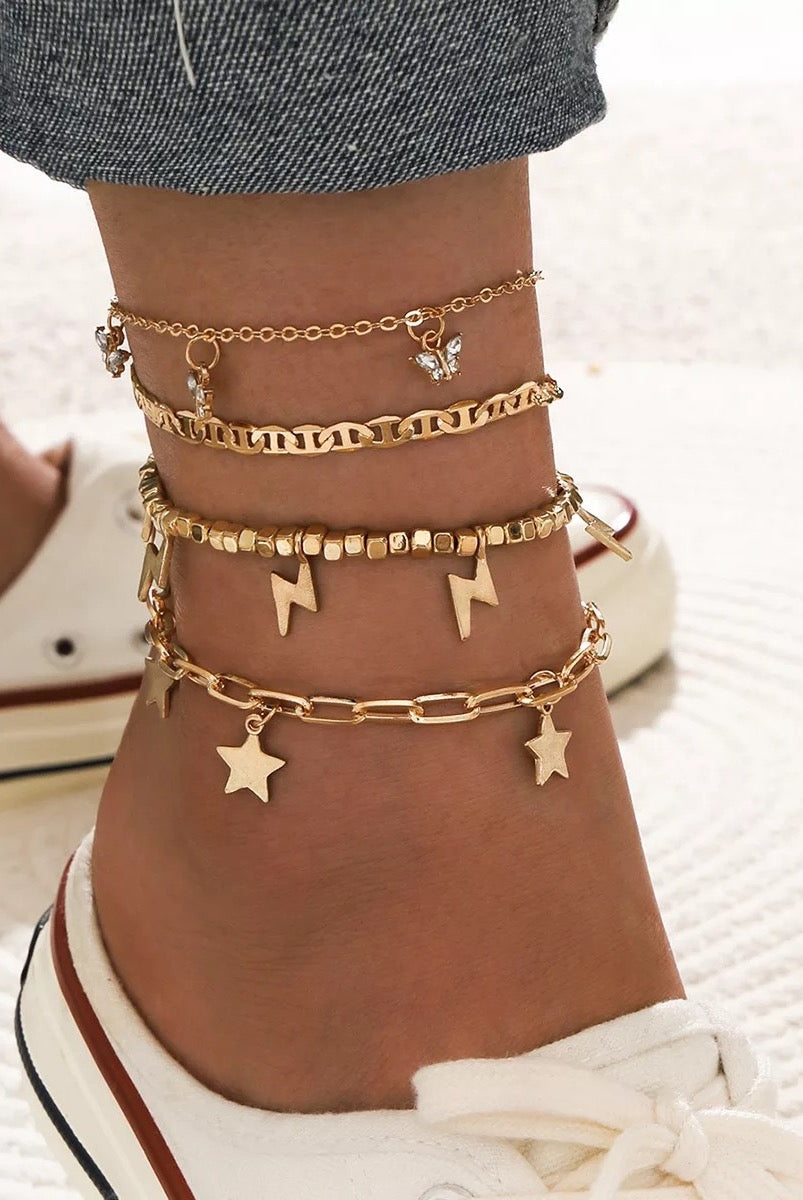 Beach “Golden Sky” Anklet Bracelet