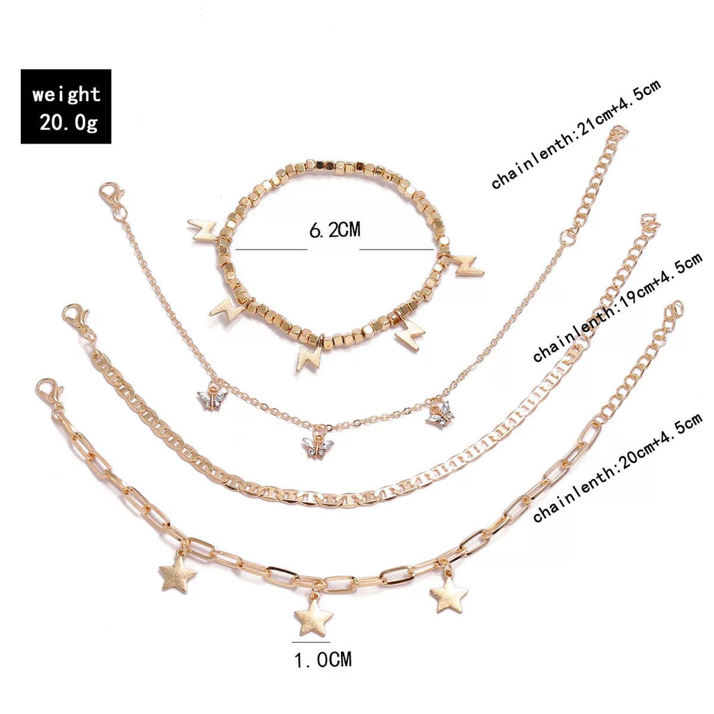 Beach “Golden Sky” Anklet Bracelet