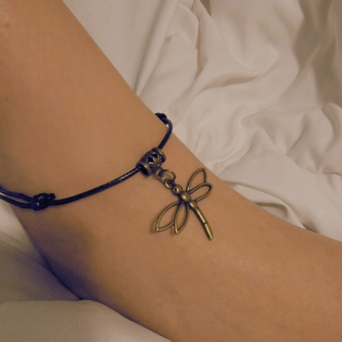 Beach “Dragonfly Cham” Ankle Bracelet